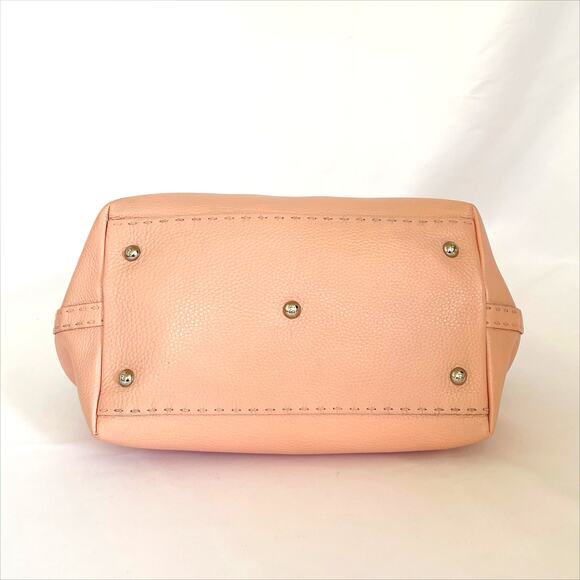 FENDI Vintage Pink Selleria Leather Adele Handbag Circa 2005 COA - Picture 6 of 15